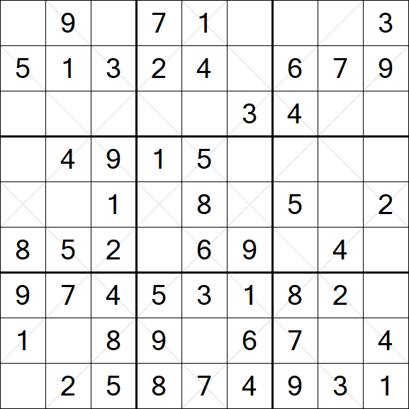 Argyle Sudoku - Simple
