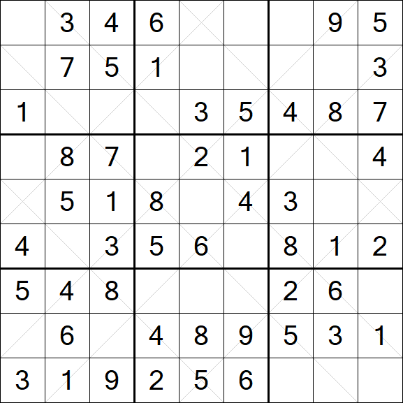 Argyle Sudoku - Simple