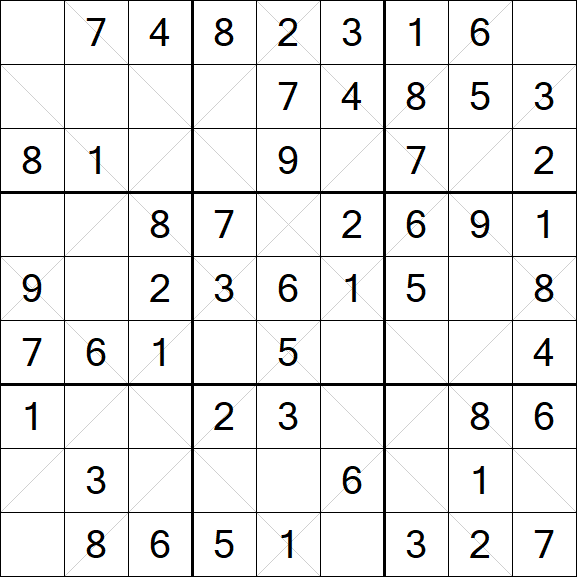 Argyle Sudoku - Simple