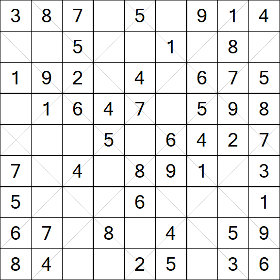 Argyle Sudoku - Simple