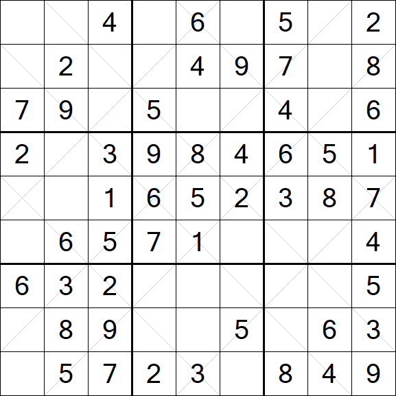Argyle Sudoku - Simple