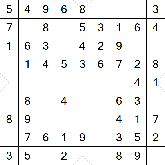 Argyle Sudoku - Simple