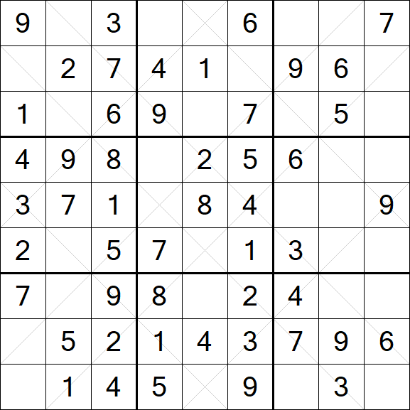 Argyle Sudoku - Simple