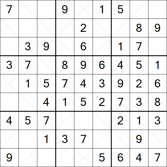 Argyle Sudoku - Simple