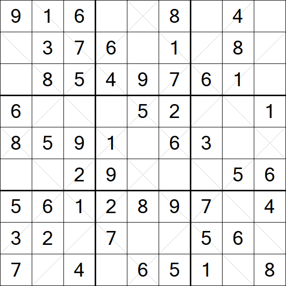 Argyle Sudoku - Simple