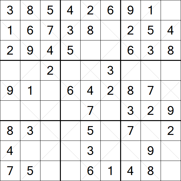 Argyle Sudoku - Simple