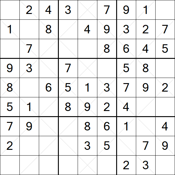 Argyle Sudoku - Simple