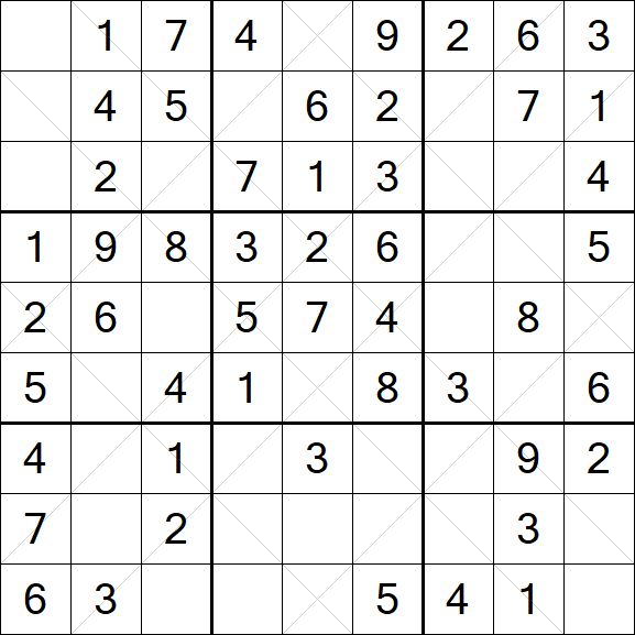 Argyle Sudoku - Simple