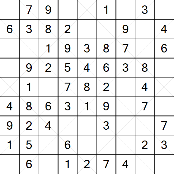 Argyle Sudoku - Simple