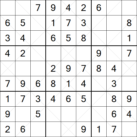 Argyle Sudoku - Einfach
