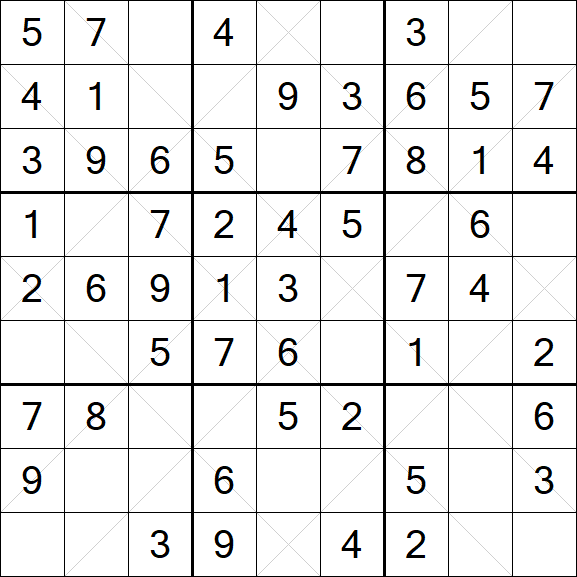 Argyle Sudoku - Einfach