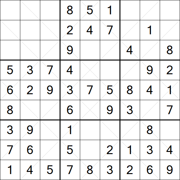 Argyle Sudoku - Einfach
