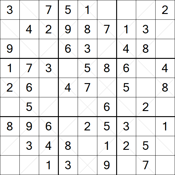 Argyle Sudoku - Einfach