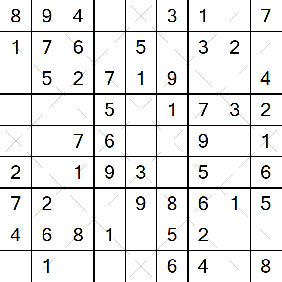 Argyle Sudoku - Einfach