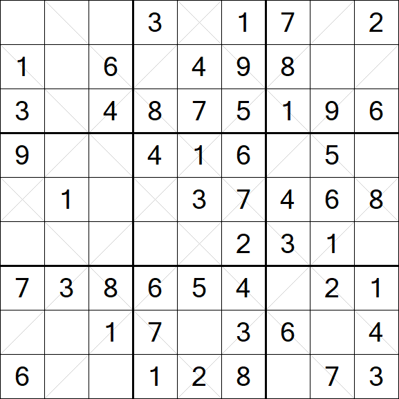 Argyle Sudoku - Einfach