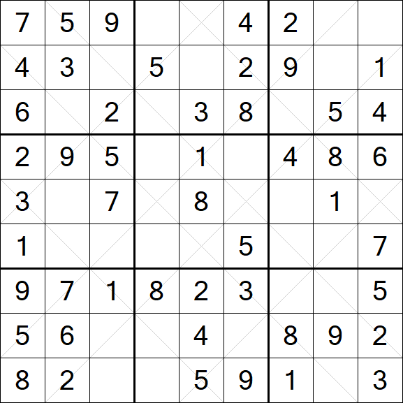Argyle Sudoku - Einfach