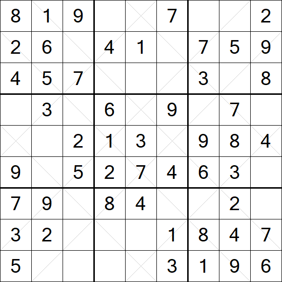 Argyle Sudoku - Fácil