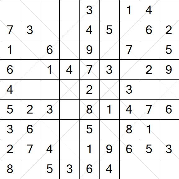 Argyle Sudoku - Easy