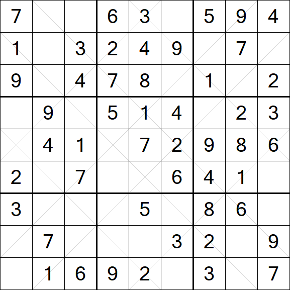 Argyle Sudoku - Fácil