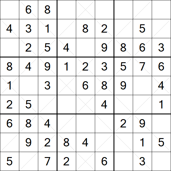 Argyle Sudoku - Easy