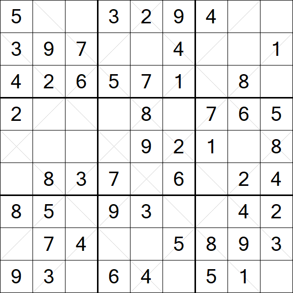 Argyle Sudoku - Easy