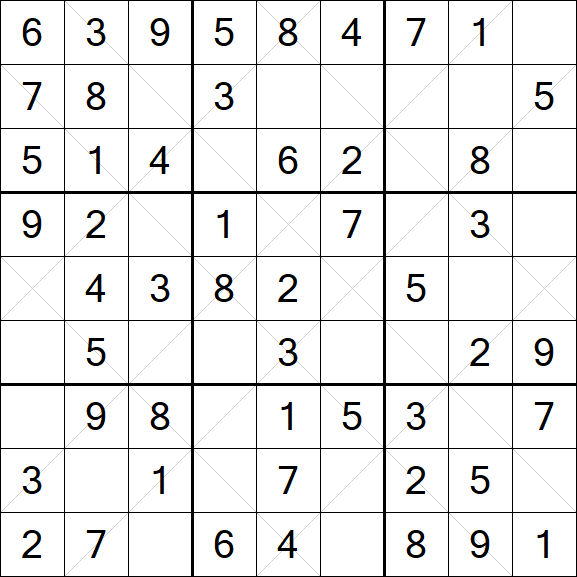 Argyle Sudoku - Easy