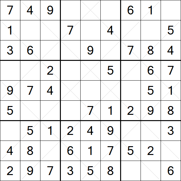 Argyle Sudoku - Easy