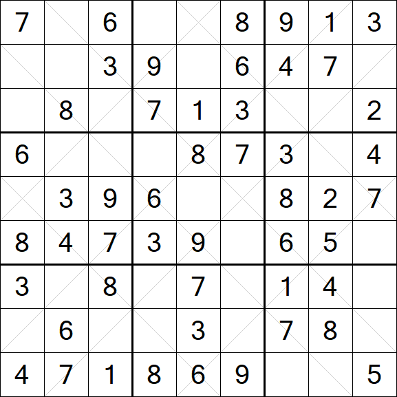 Argyle Sudoku - Easy