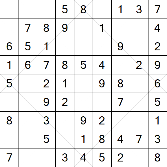 Argyle Sudoku - Easy