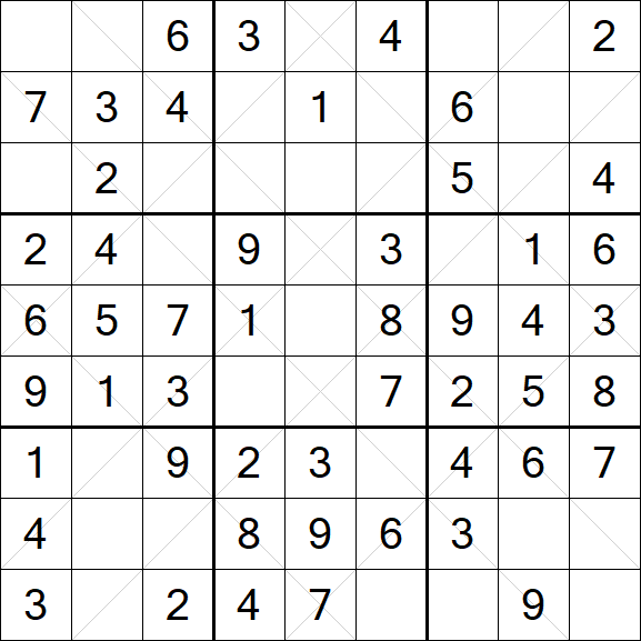 Argyle Sudoku - Einfach