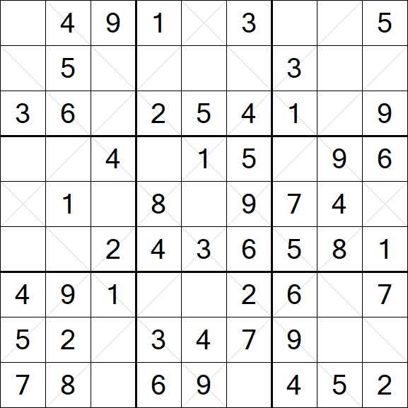 Argyle Sudoku - Einfach