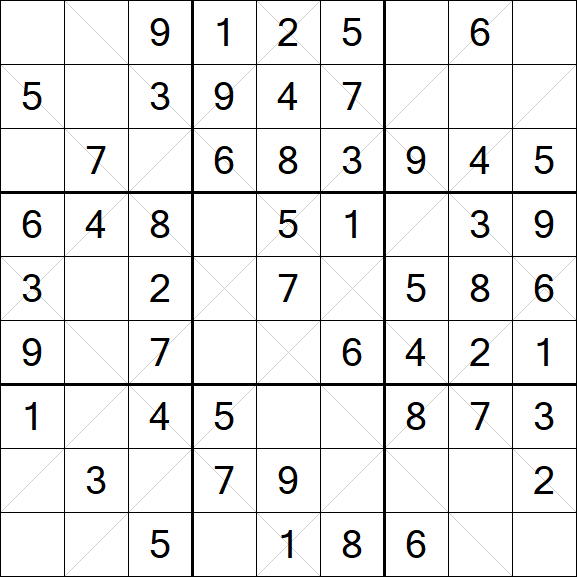 Argyle Sudoku - Einfach