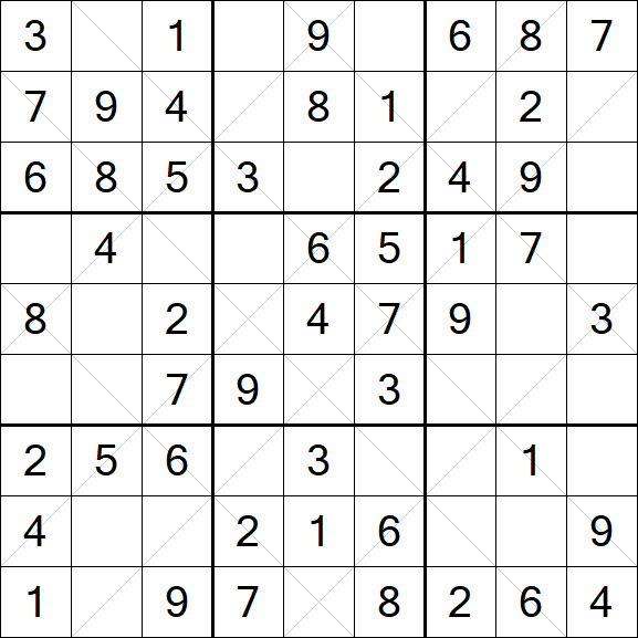 Argyle Sudoku - Einfach