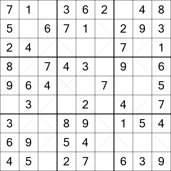 Argyle Sudoku - Einfach