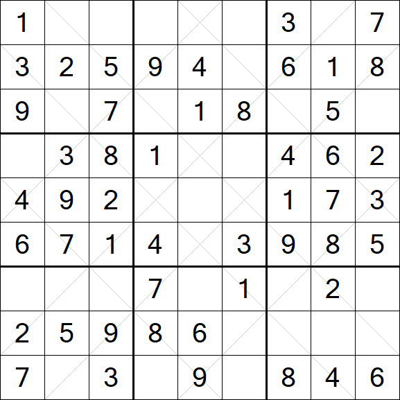 Argyle Sudoku - Einfach