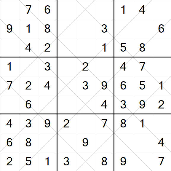 Argyle Sudoku - Einfach