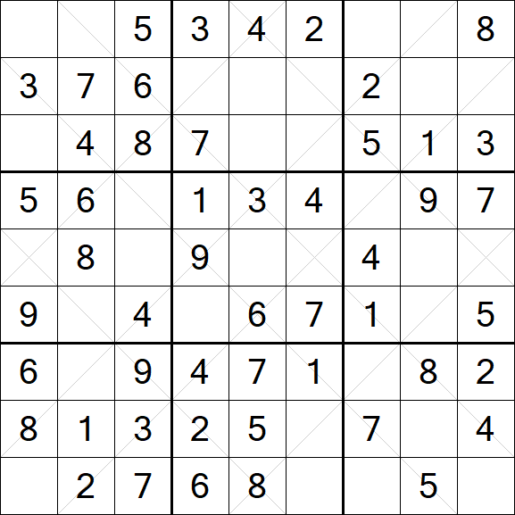 Argyle Sudoku - Einfach