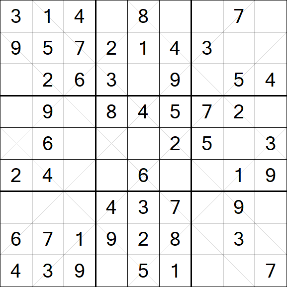 Argyle Sudoku - Einfach