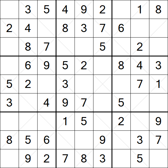 Argyle Sudoku - Einfach