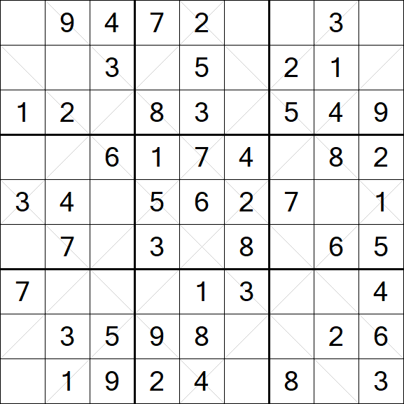 Argyle Sudoku - Einfach
