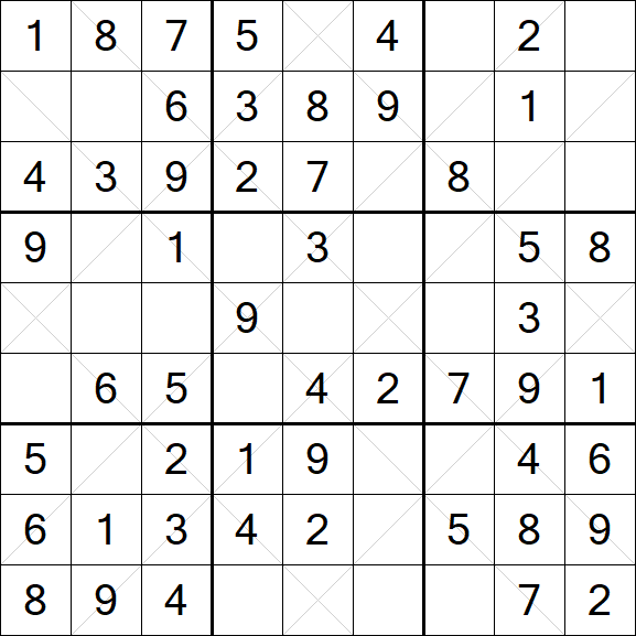 Argyle Sudoku - Einfach