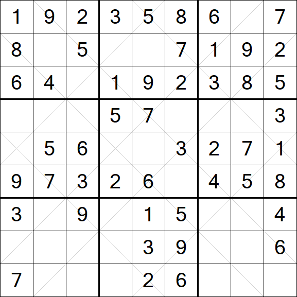 Argyle Sudoku - Einfach