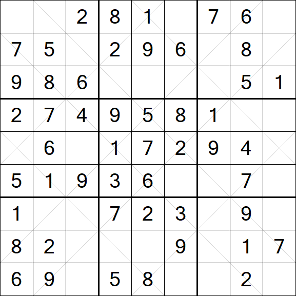 Argyle Sudoku - Einfach