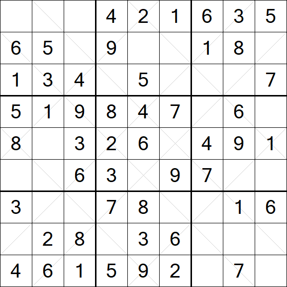 Argyle Sudoku - Einfach