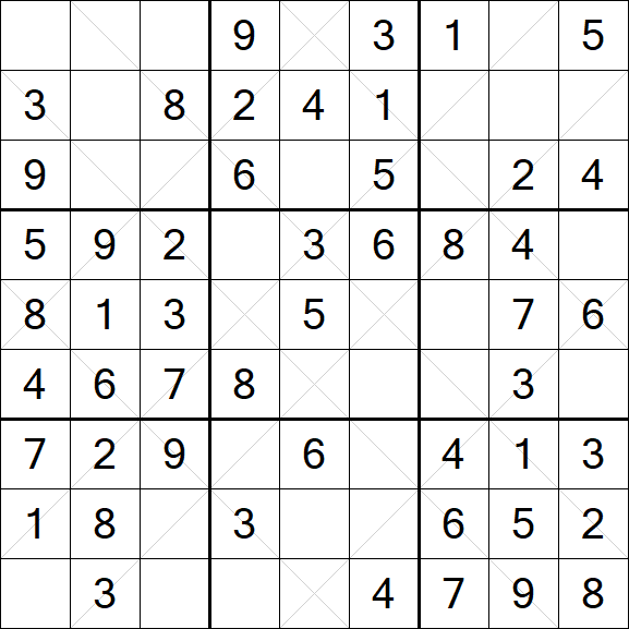 Argyle Sudoku - Einfach