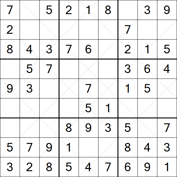 Argyle Sudoku - Easy