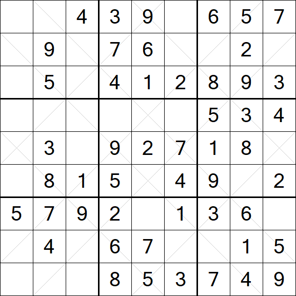 Argyle Sudoku - Easy