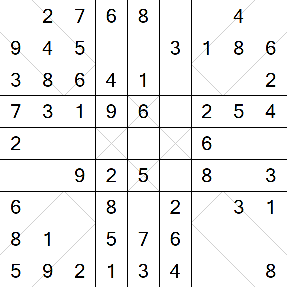 Argyle Sudoku - Easy