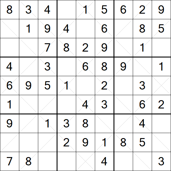 Argyle Sudoku - Easy