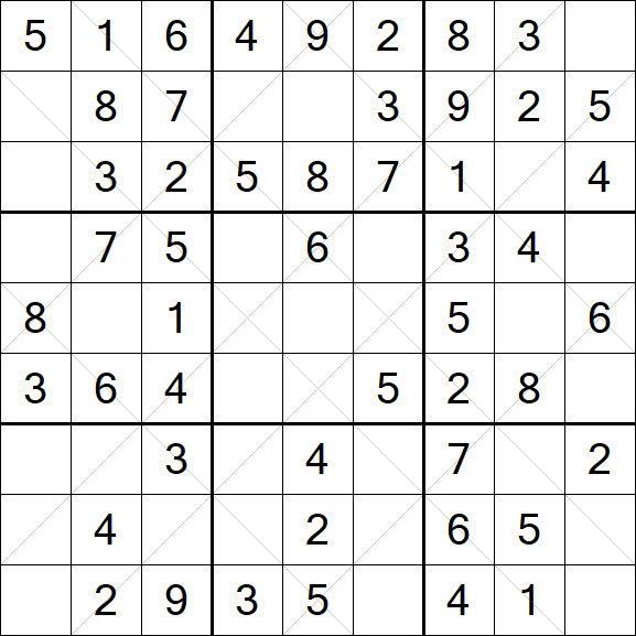 Argyle Sudoku - Easy